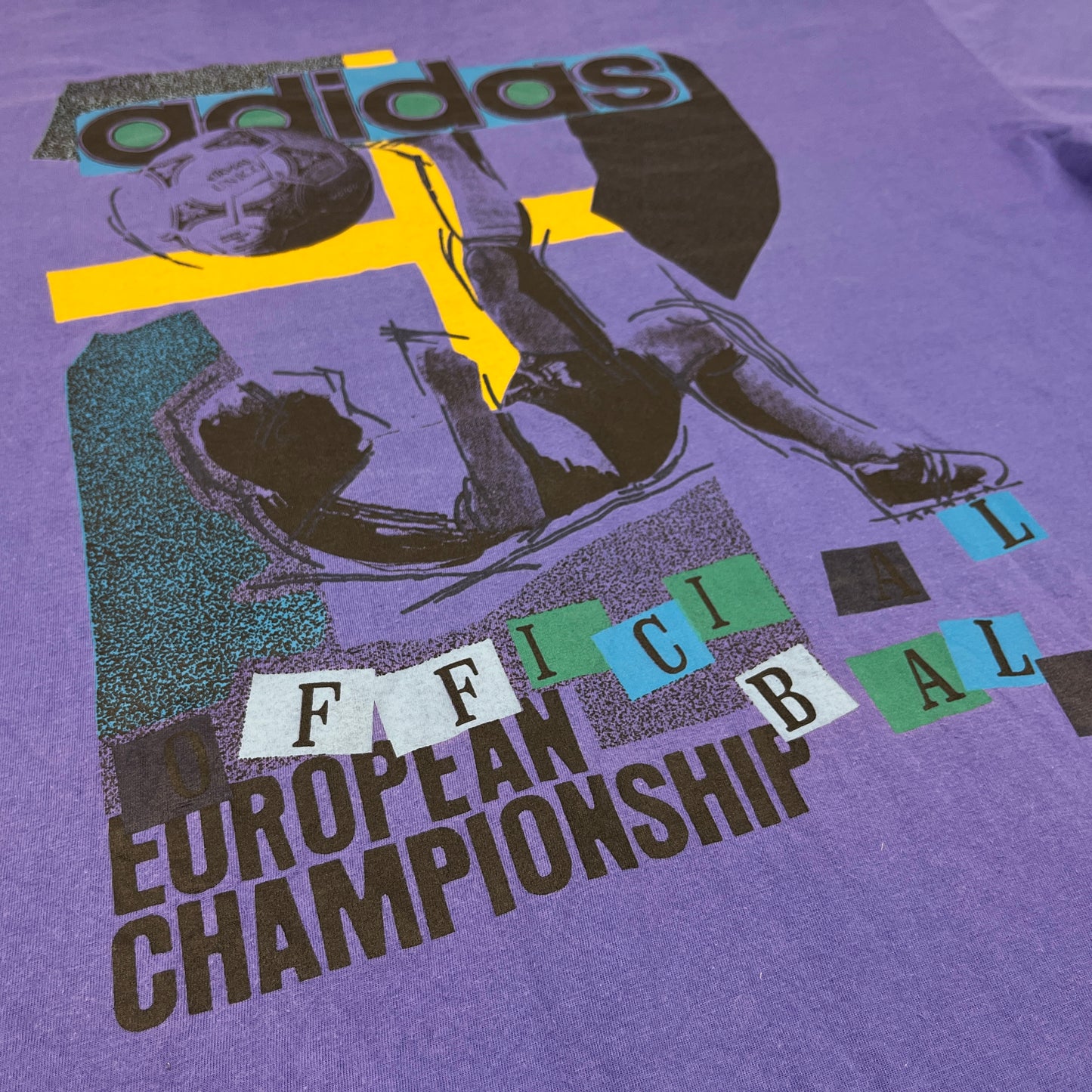 0881 Adidas Vintage „European Football Championship 1988“ Tshirt