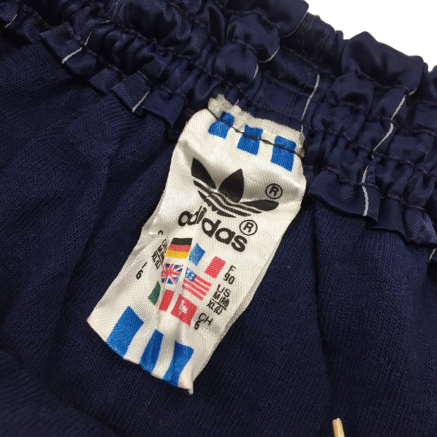 0486 Adidas Vintage 80s Shiny Track Shorts