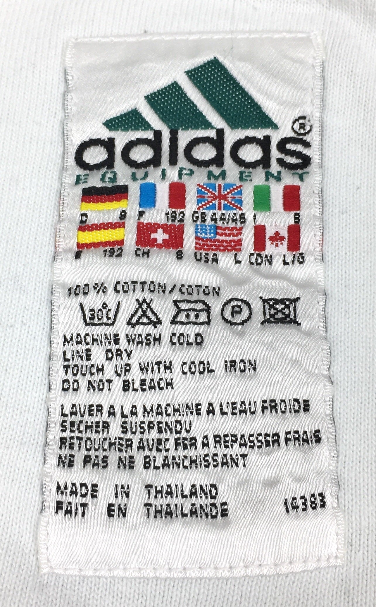 0254 Adidas Vintage Equipment Rugby Jersey