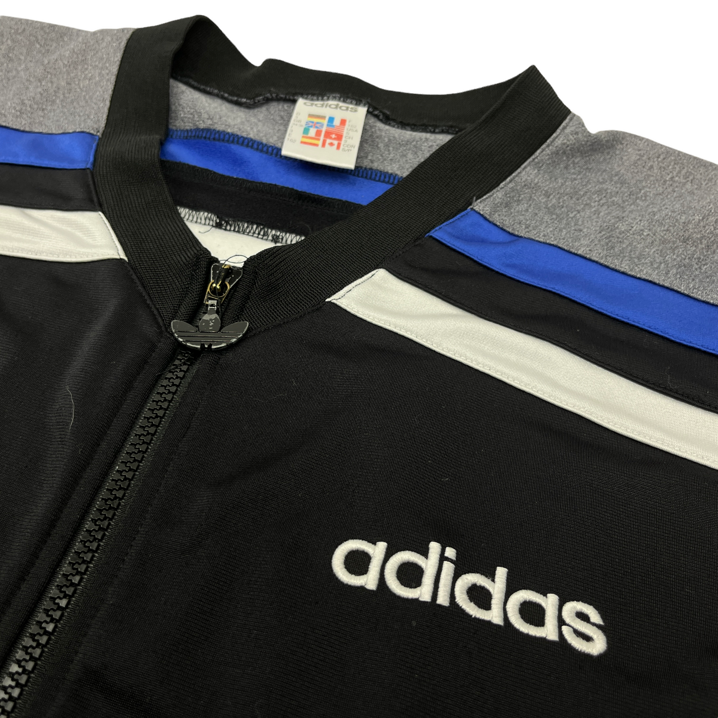 01030 Adidas 90s Basketball warmup Jersey Jacket