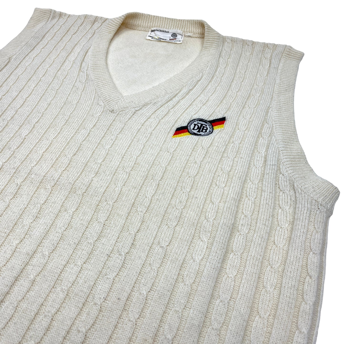 01005 Fred Perry DTB 80s Tennis Vest Pullunder