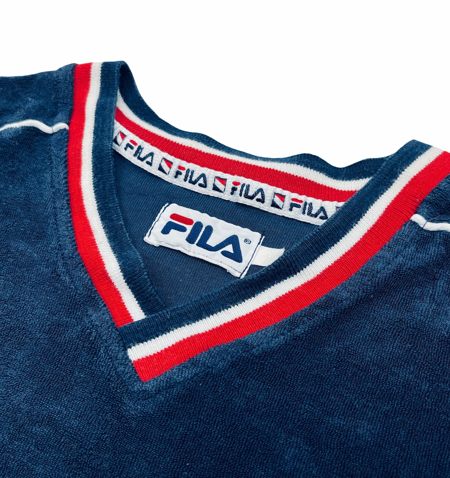 0665 Fila Vintage 90s Terrycolth Tshirt