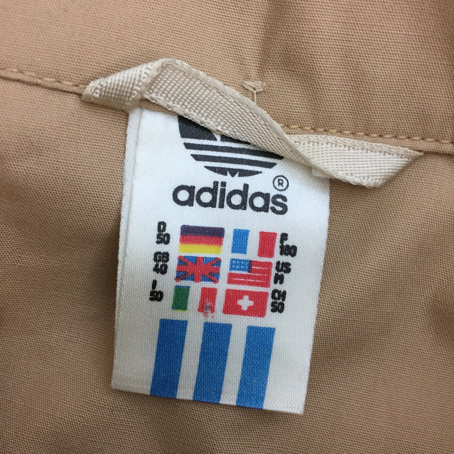 0122 Adidas Classic Hooded Vintage Windbreaker/Jacket