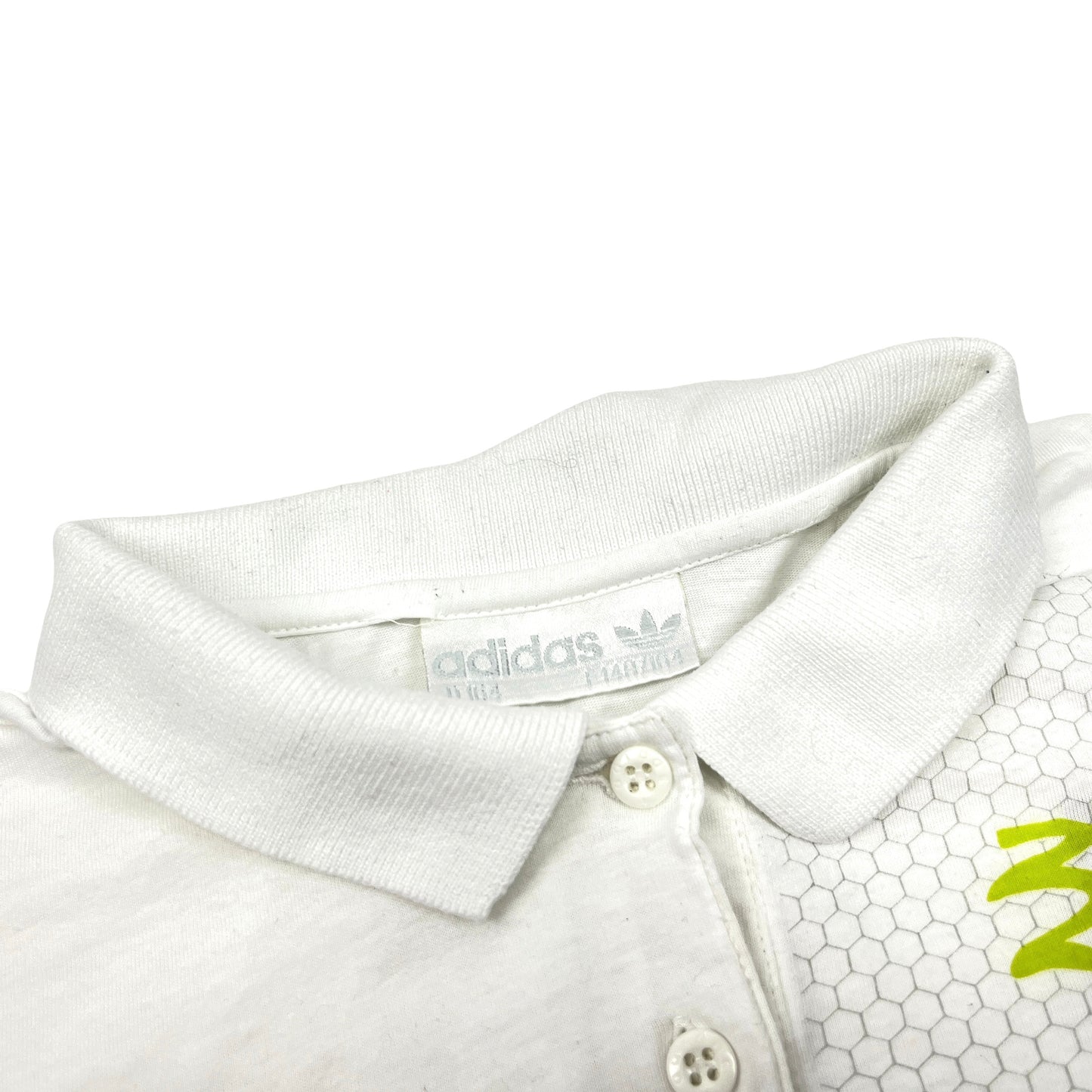 0817 Adidas Vintage 80s Tennis Poloshirt