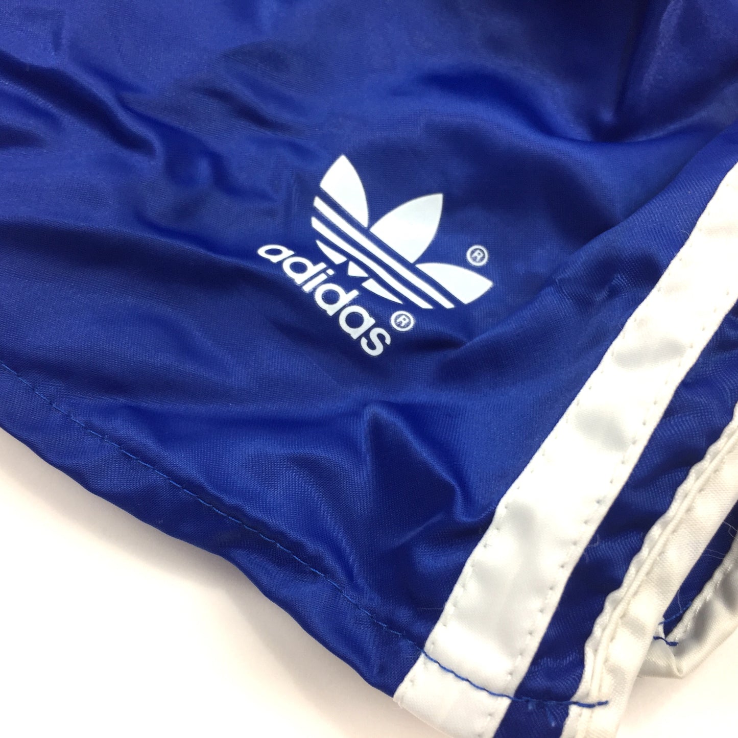 0477 Adidas Vintage 80s Shiny Track Shorts