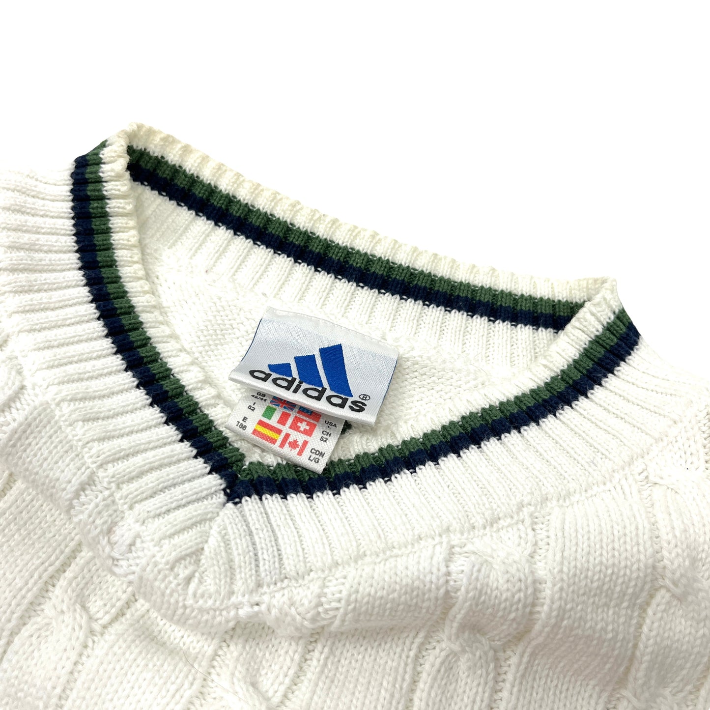 01096 Adidas 90s Tennis Pullunder Vest