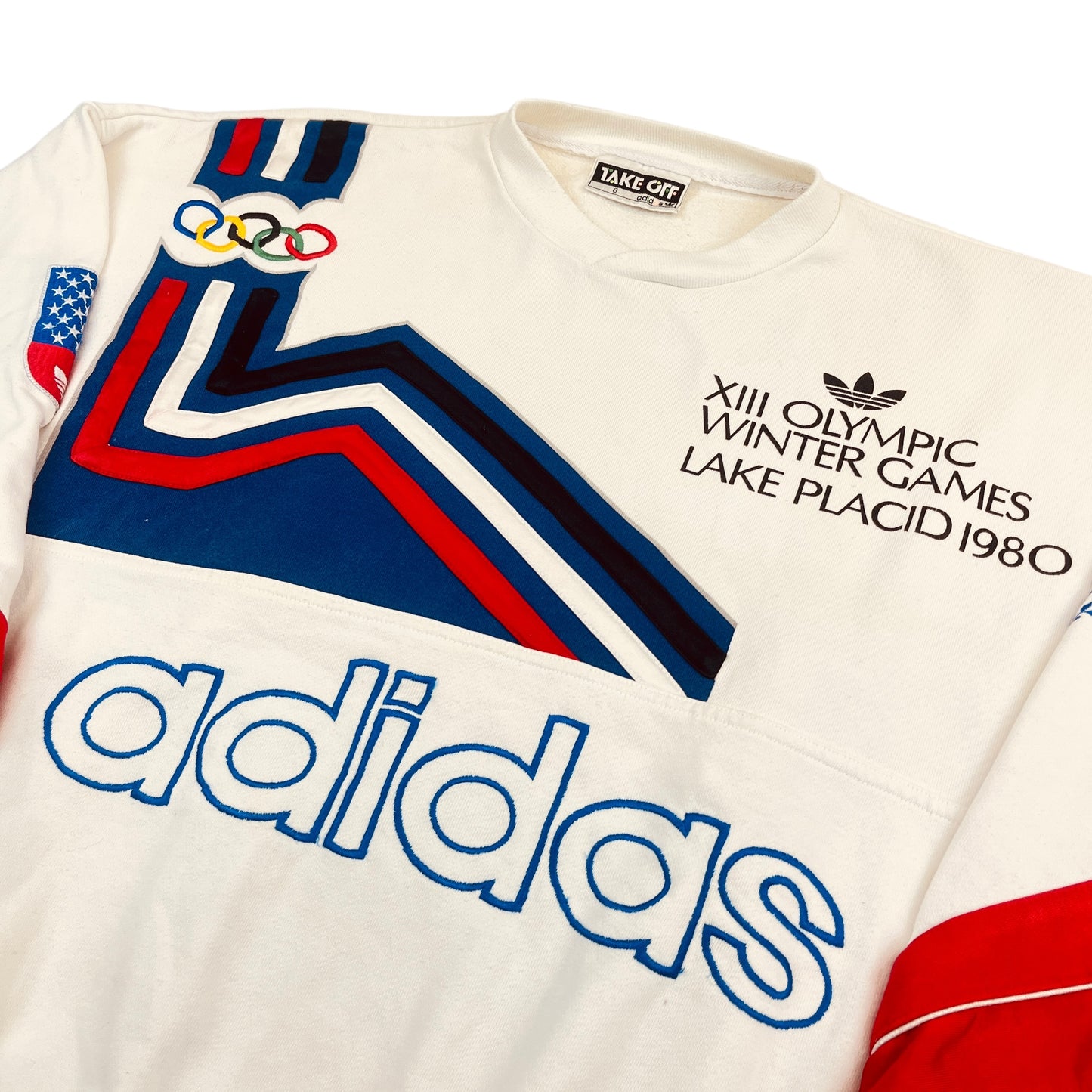 02631 Adidas Take Two “Olympic Winter Games Lake Placid” sweater