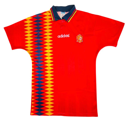 02942 Adidas Spanish National Team 1994-1996 Home Jersey