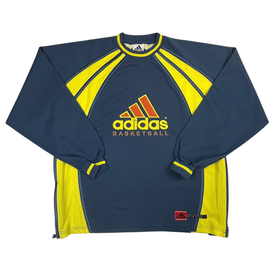 03098 Adidas 90s Basketball Warmup Sweater