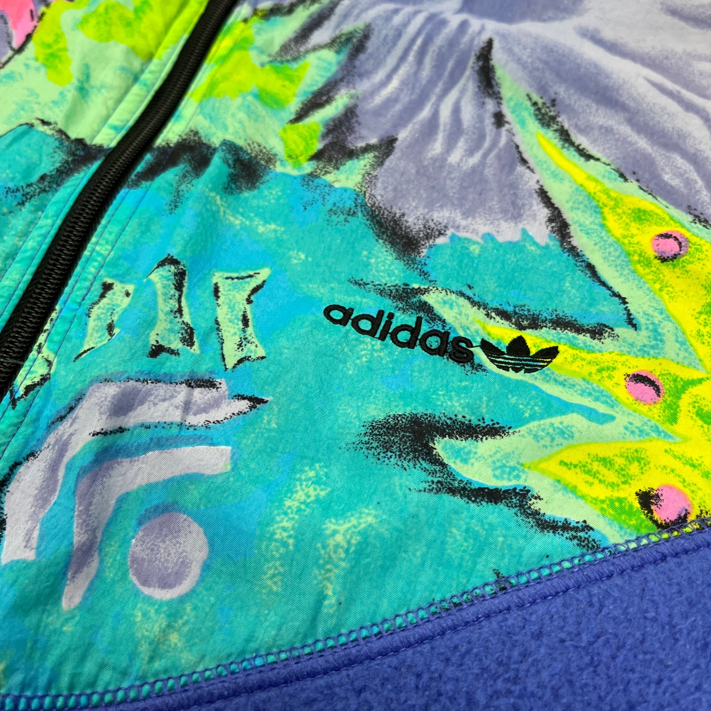 01838 Adidas 90s Fleece 1/4 Zip Sweater