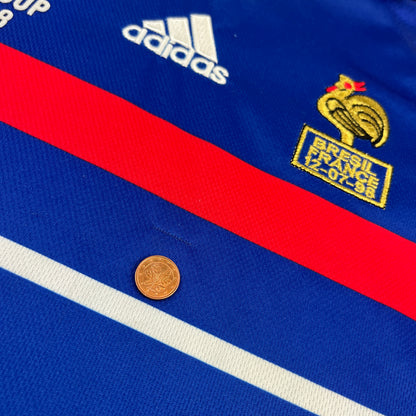 02699 Adidas French National Team 1998 Home Jersey (2000 Retro)