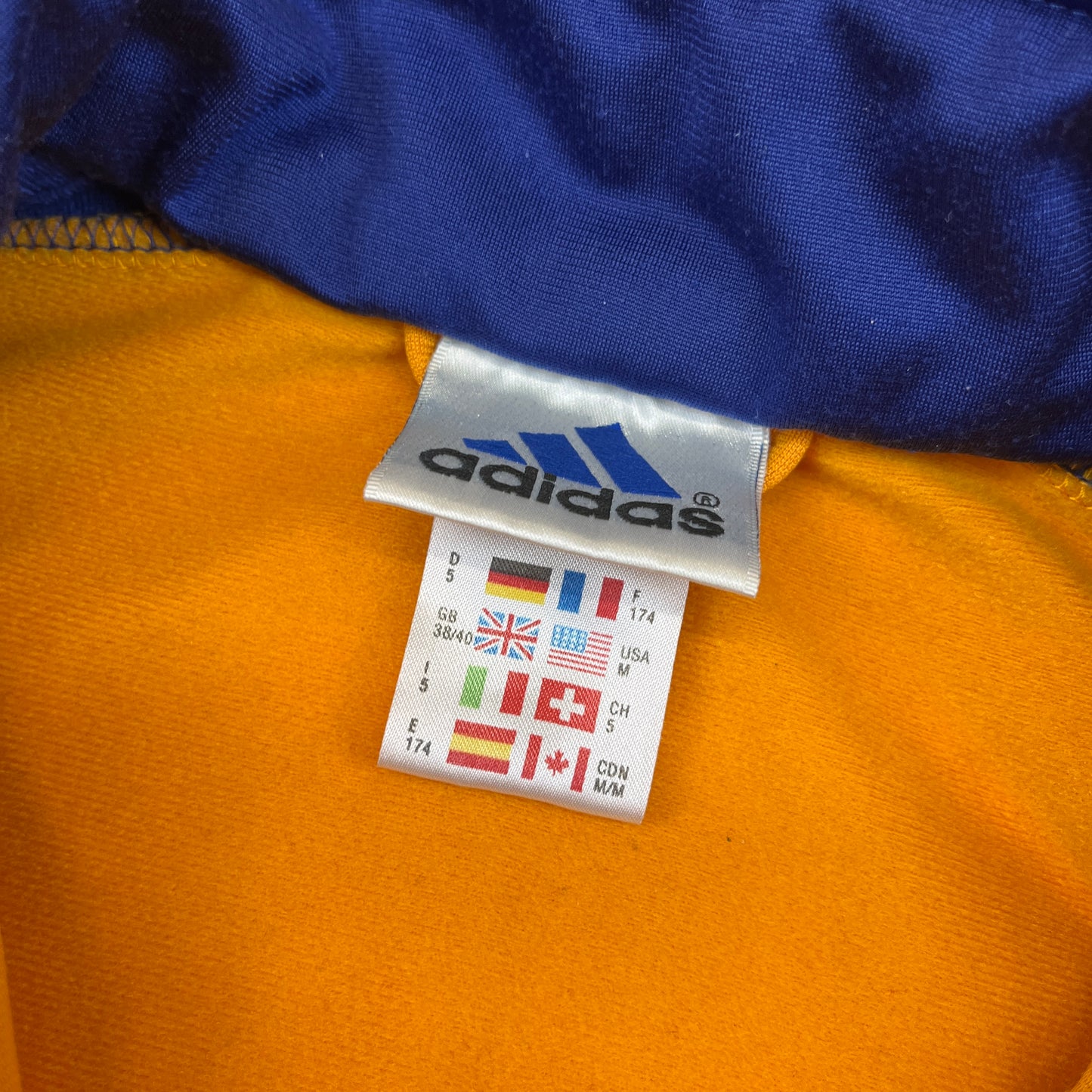 02135 Adidas 90s Basketball Warmup Jacket