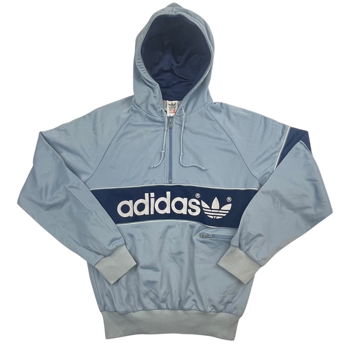02645 Adidas 80s 1/4 Zip Hoodie