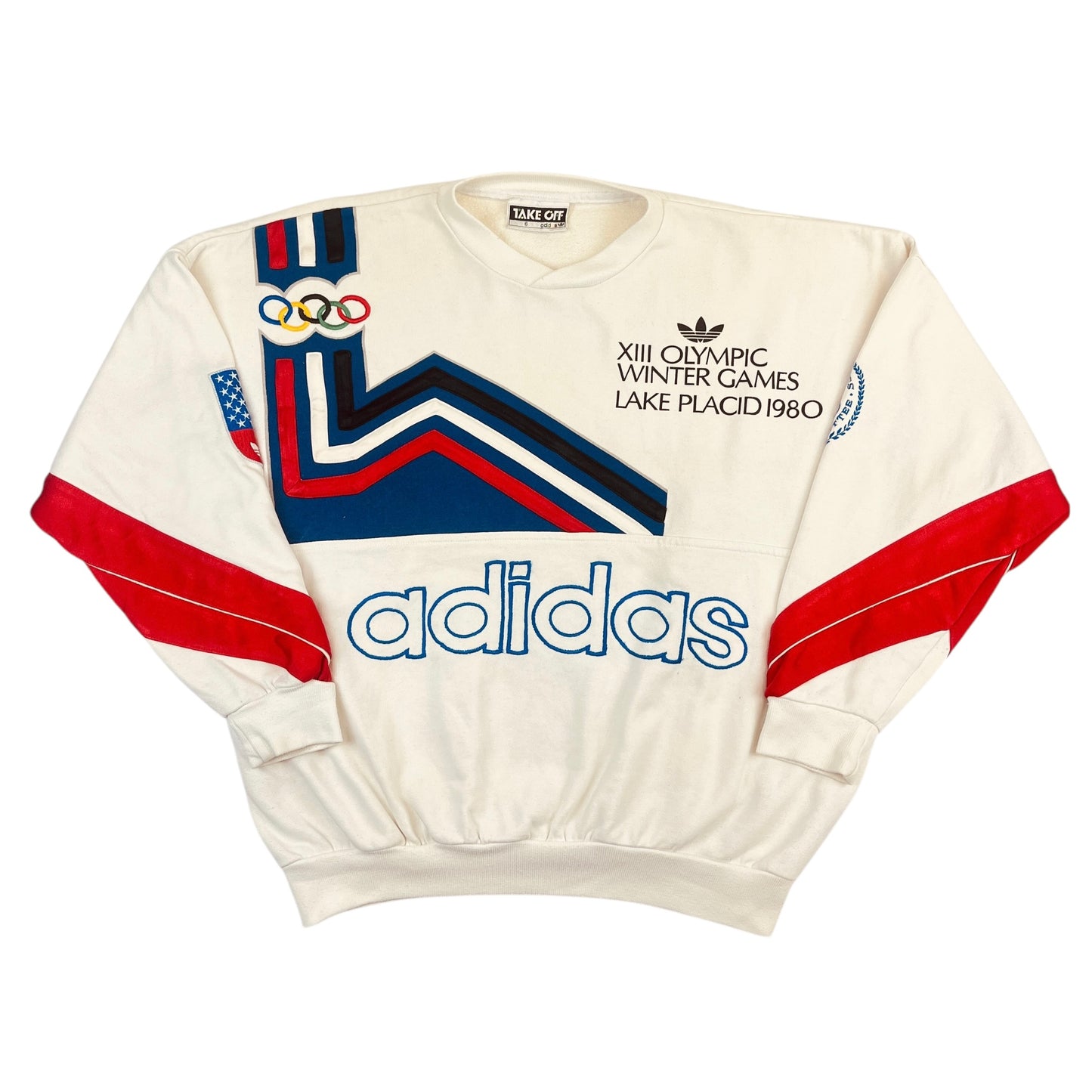 02631 Adidas Take Two “Olympic Winter Games Lake Placid” sweater