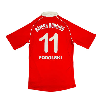 02701 Adidas FC Bayern München Lukas Podolski 2006-2007 Home Jersey