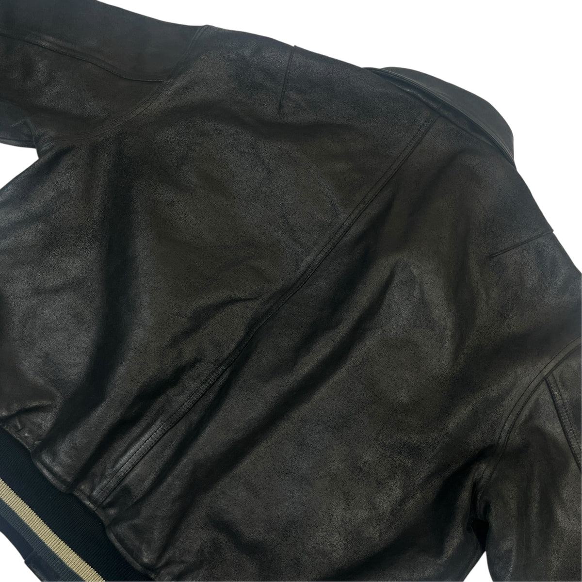 DIESEL 90s LEATHER College Jacket