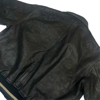 DIESEL 90s LEATHER College Jacket