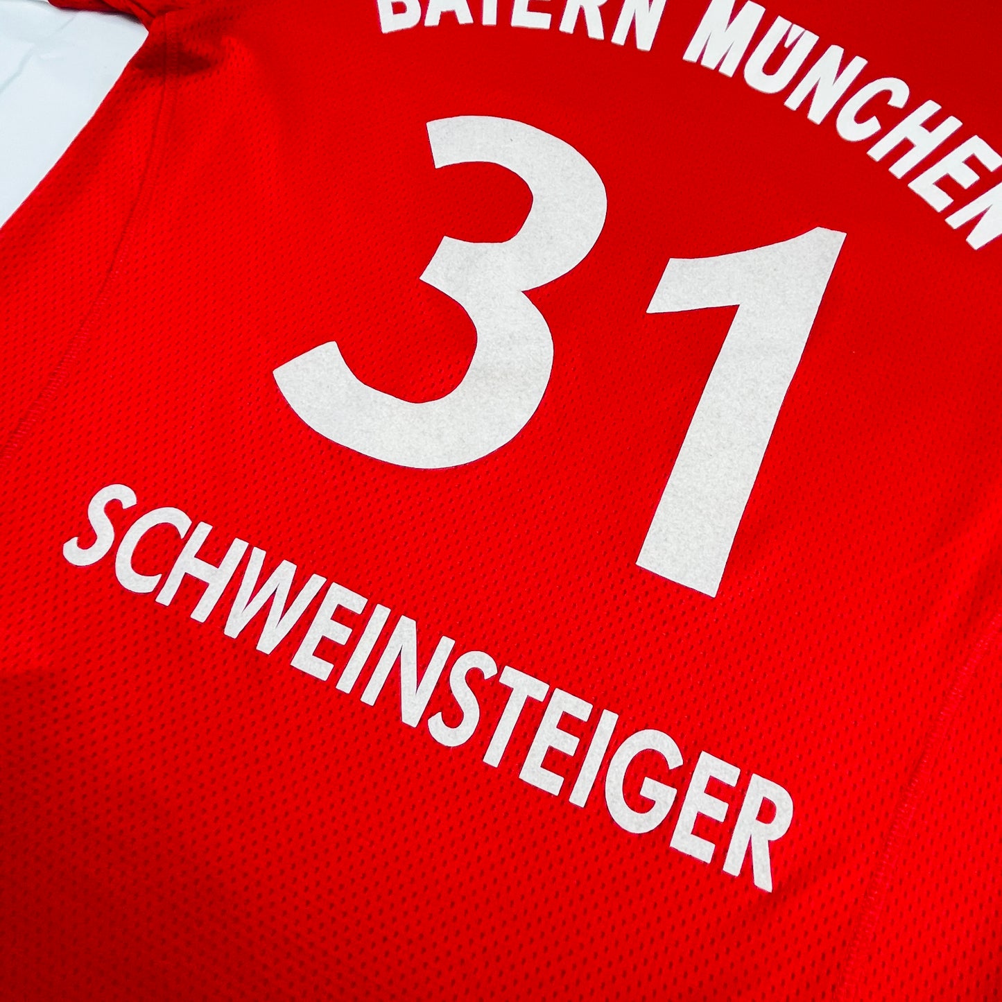 02730 Adidas FC Bayern München „Sebastian Schweinsteiger“ Fanmade 2009-2010 Home Jersey