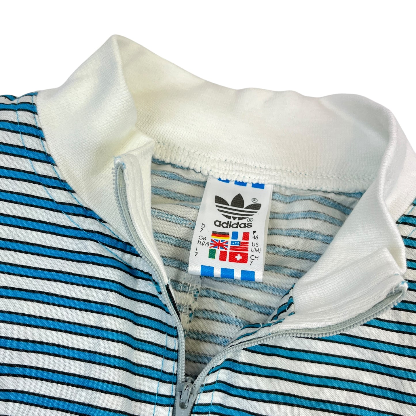 02609 Adidas 80s Tennis 1/4 Zip Sweater