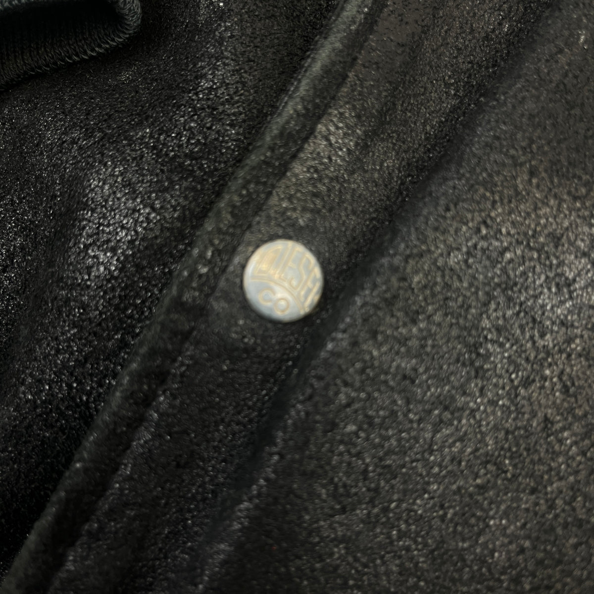 DIESEL 90s LEATHER College Jacket
