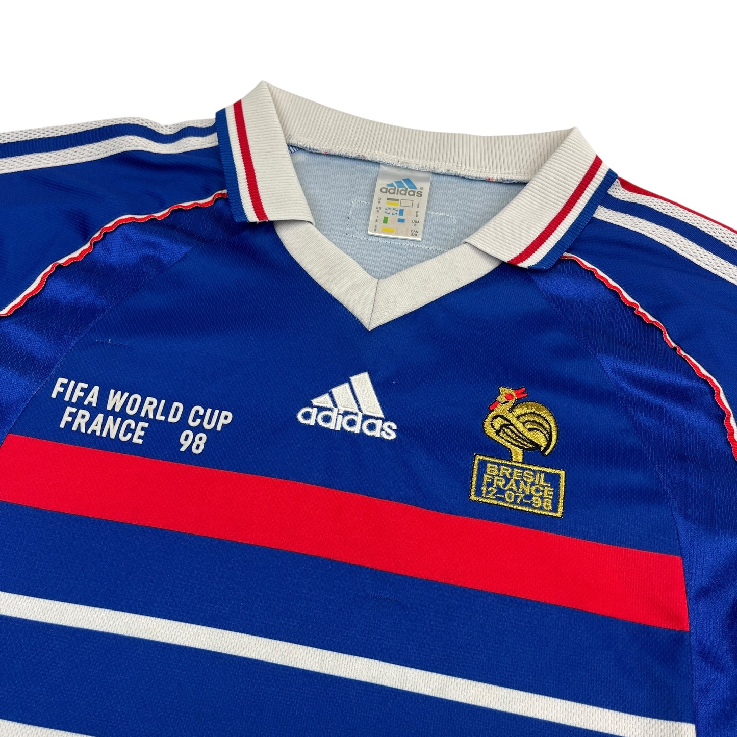 02699 Adidas French National Team 1998 Home Jersey (2000 Retro)