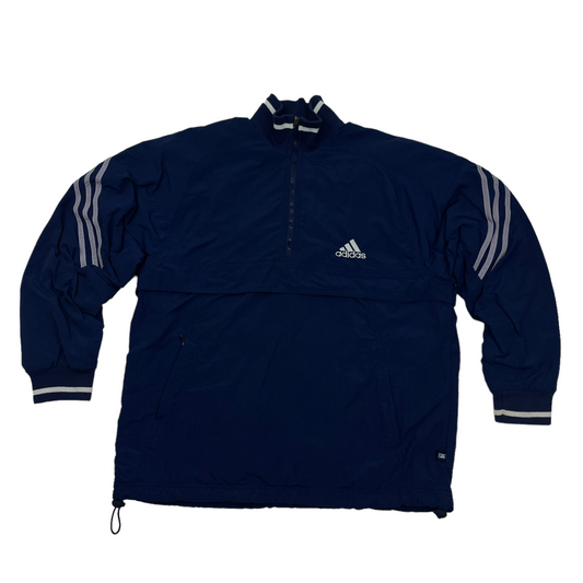 01823 Adidas 90s 1/4 Zip quilted Windbreaker