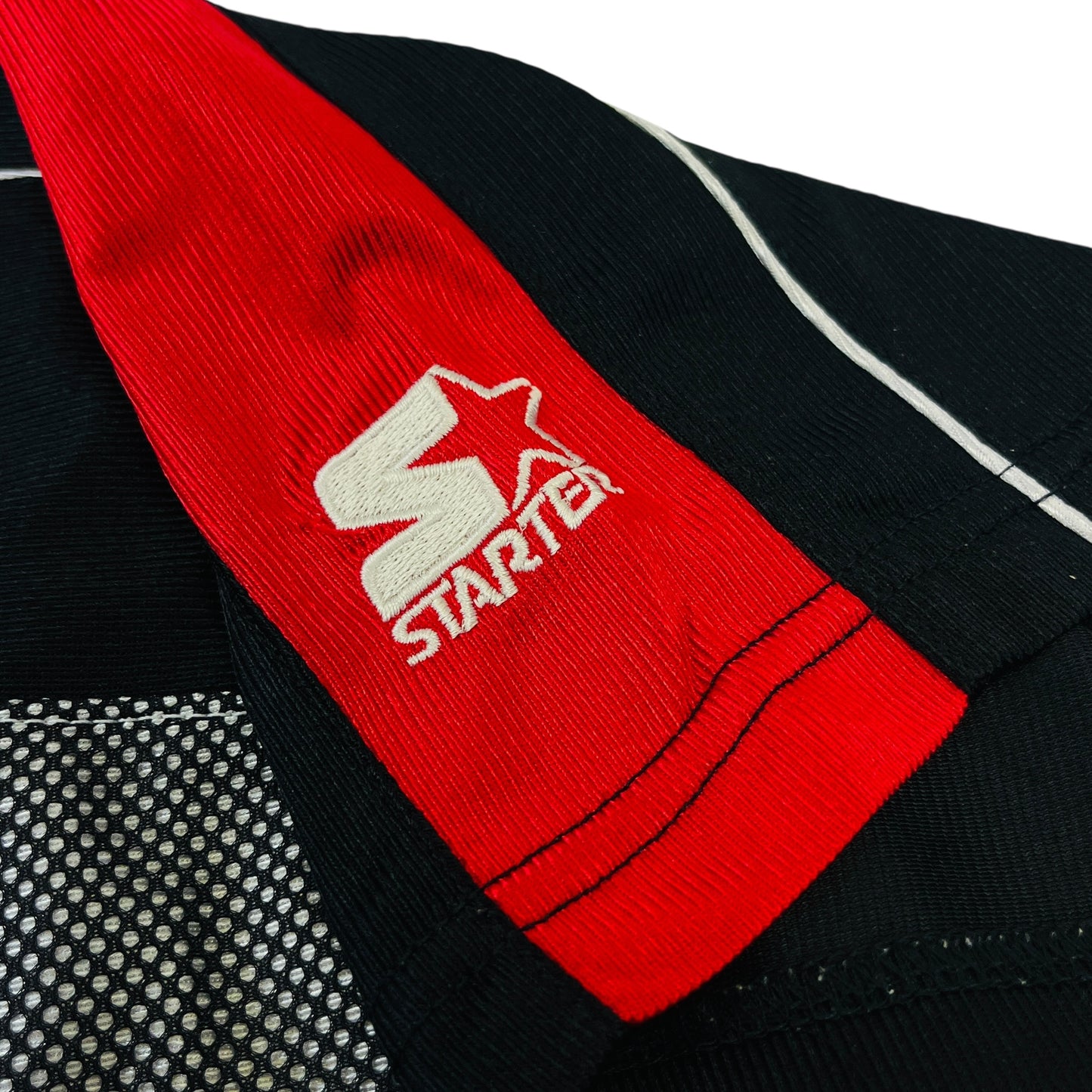 STARTER Chicago Bulls 90s Warmup 1/4 Zip Jersey