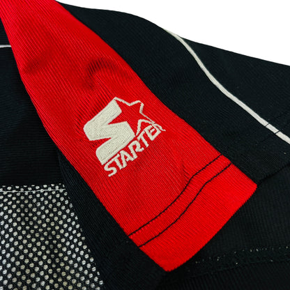 STARTER Chicago Bulls 90s Warmup 1/4 Zip Jersey