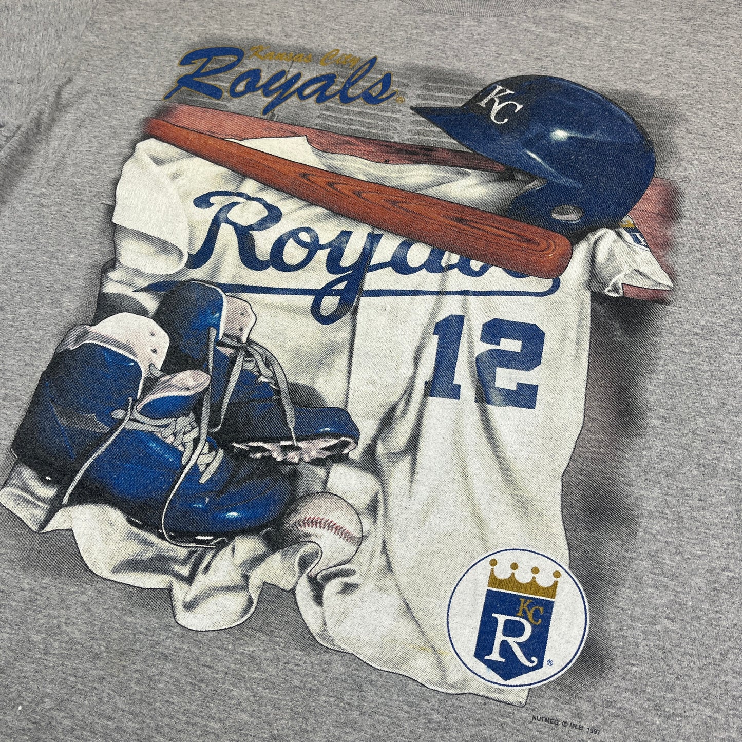 02673 Nutmeg Kansas City Royals 1997 Tshirt