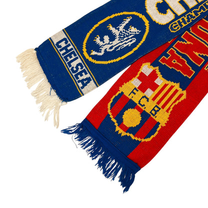 Chelsea FC vs FC Barcelona Champions League Scarf