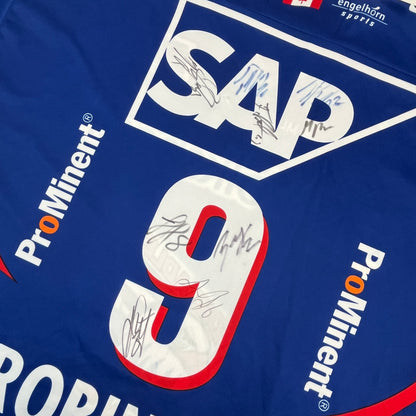 REEBOK ADLER MANNHEIM NATHAN ROBINSON „team signed“ 2005/2006 alternate Jersey