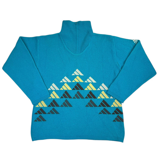 Adidas 90s 1/4 Zip Turtleneck Knitted Sweater