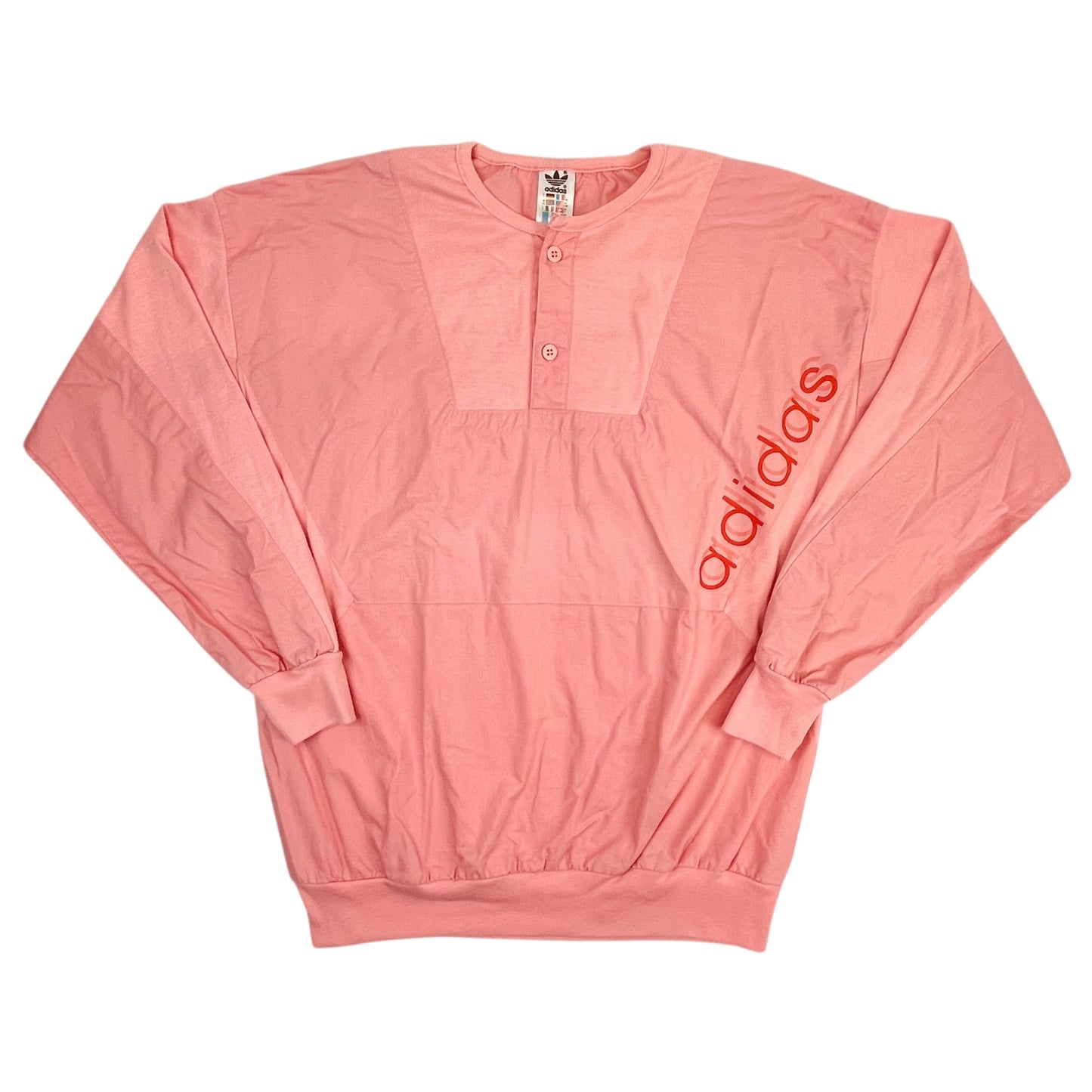 02880 Adidas 80s 1/4 Button Sweater