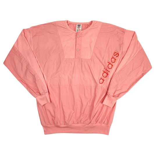 02880 Adidas 80s 1/4 Button Sweater