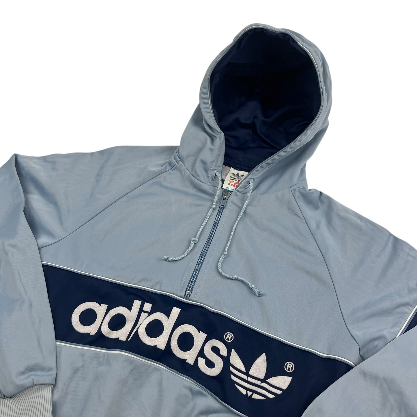02645 Adidas 80s 1/4 Zip Hoodie