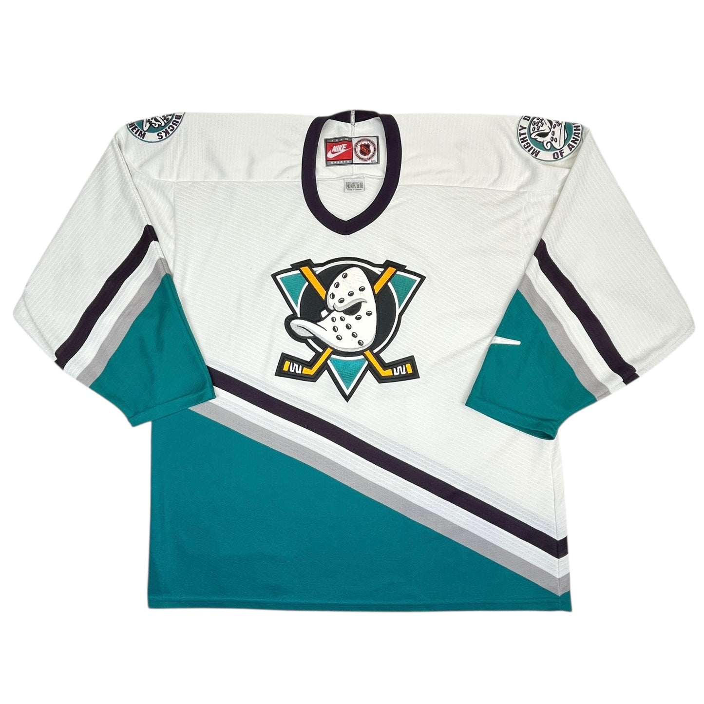 02975 Nike Anaheim Mighty Ducks 90s Icehockey Jersey