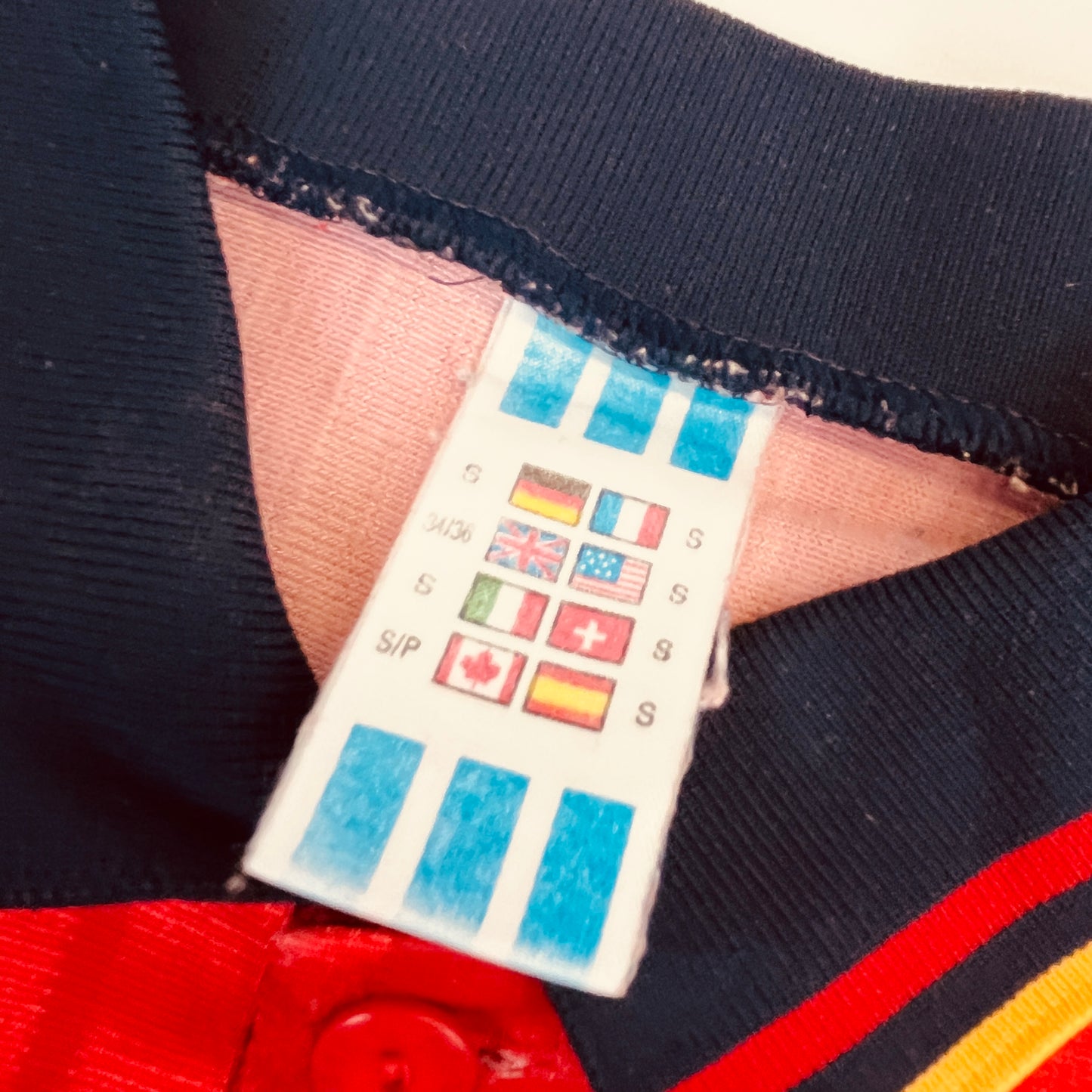 02942 Adidas Spanish National Team 1994-1996 Home Jersey