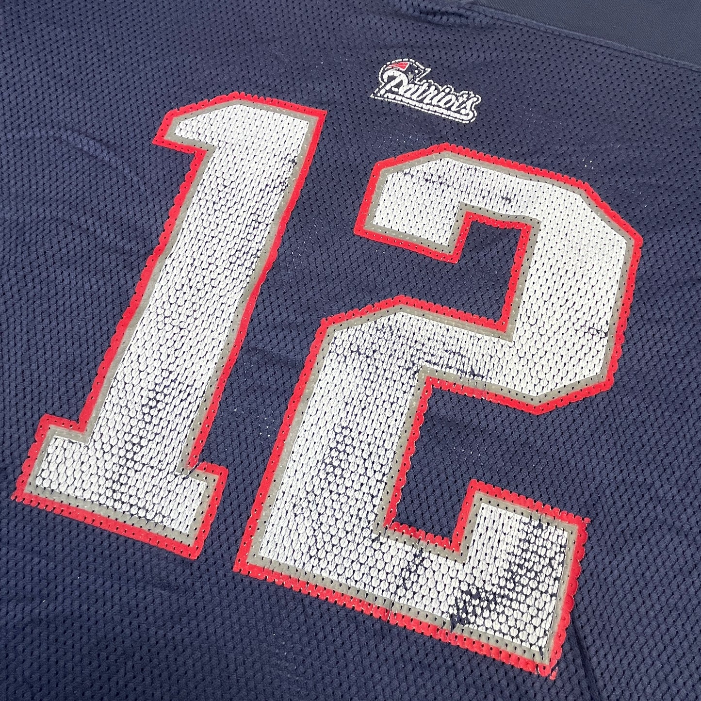 03025 Reebok Pittsburgh Patriots 2000s „Tom Brady“ Jersey