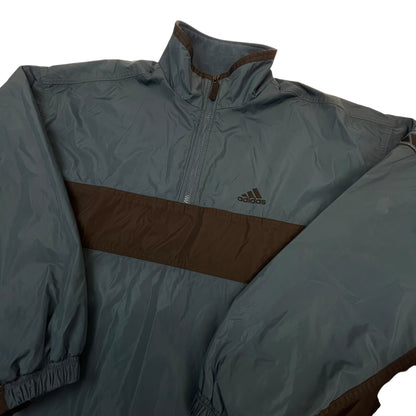 02803 Adidas 90s 1/4 Zip Fleece Lined Jacket