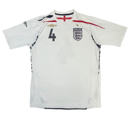 Umbro England National Team Steve Gerrard 2007-2009 Home Jersey