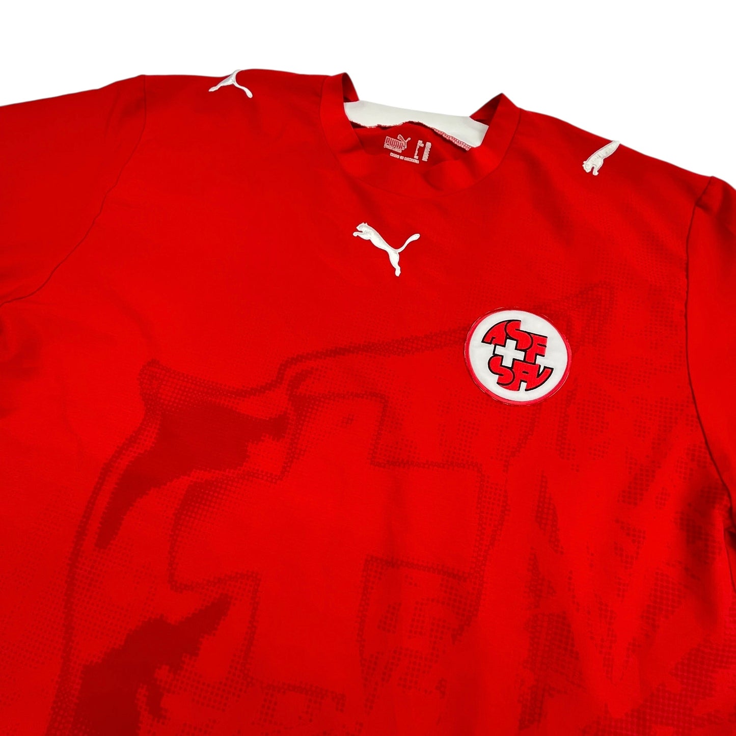 Puma Swiss Natural Football Team 2007-2007 Fanmade „Martin Brunner“ Home Jersey