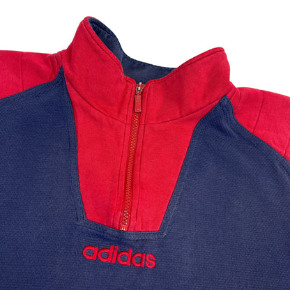 02603 Adidas 90s 1/4 Zip Sweater