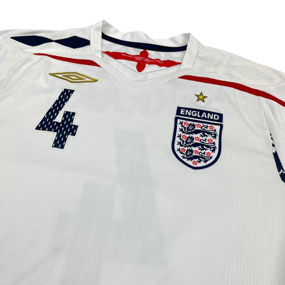 Umbro England National Team Steve Gerrard 2007-2009 Home Jersey