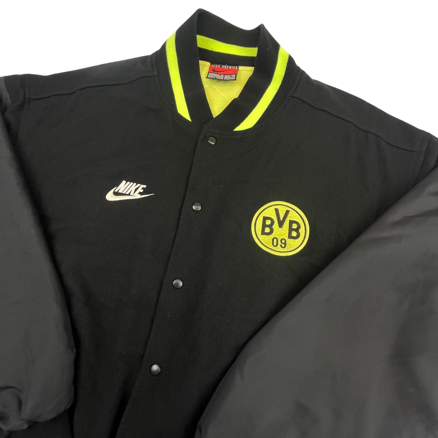 02716 Nike Borussia Dortmund BVB 90s Bomber Jacket / College Jacket