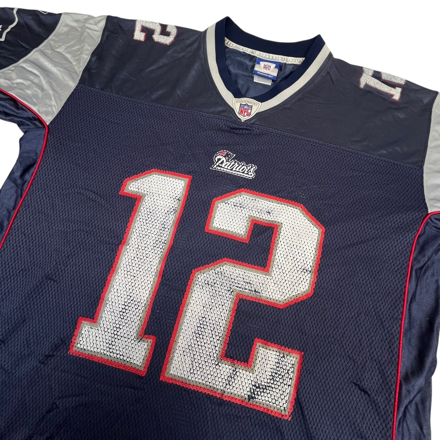 03025 Reebok Pittsburgh Patriots 2000s „Tom Brady“ Jersey