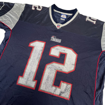 03025 Reebok Pittsburgh Patriots 2000s „Tom Brady“ Jersey