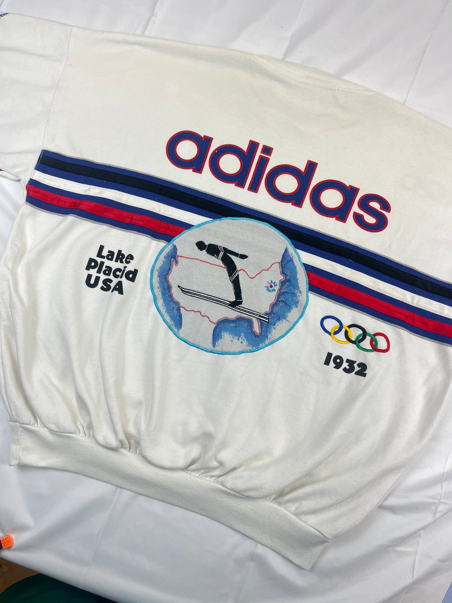 02631 Adidas Take Two “Olympic Winter Games Lake Placid” sweater