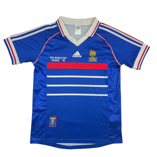 02699 Adidas French National Team 1998 Home Jersey (2000 Retro)