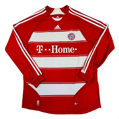 Adidas FC Bayern München Frank Ribéry 2008/09 Longsleeve Home Jersey
