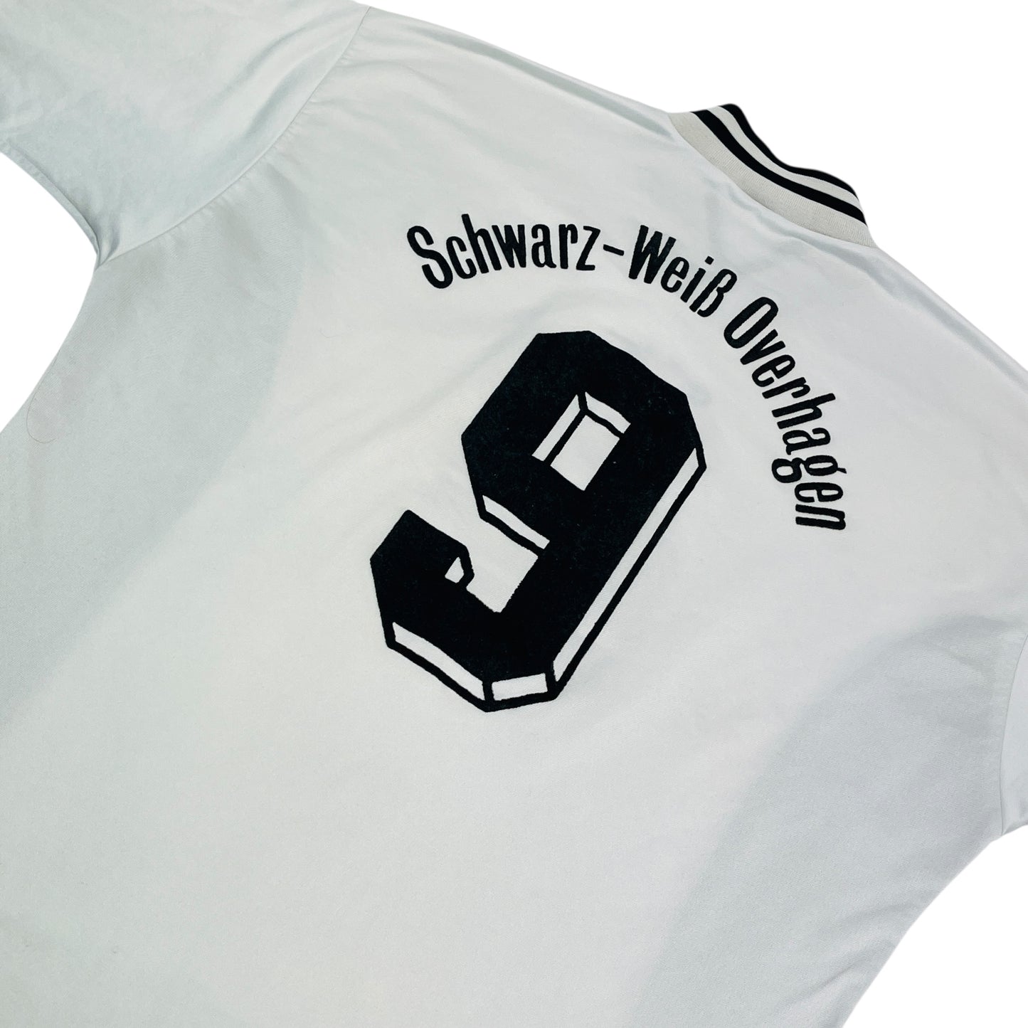 02756 Adidas 80s „Schwarz-Weiß Overhagen“ Jersey